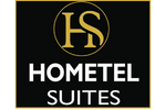 Hometel Suites logo, representing affordable and comfortable hotel accommodations for a pleasant stay.